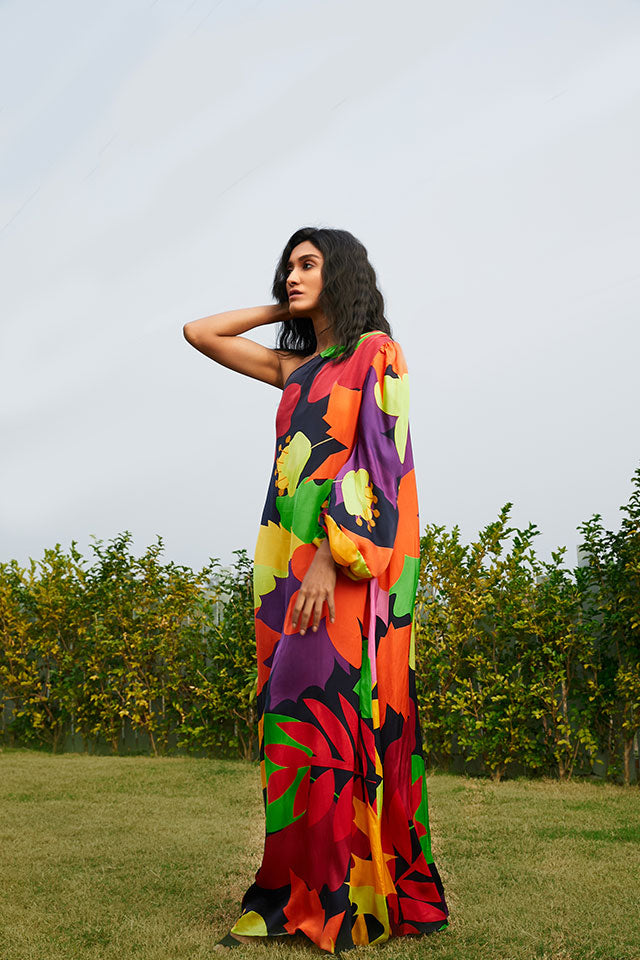 The Meredith One Shoulder Dress