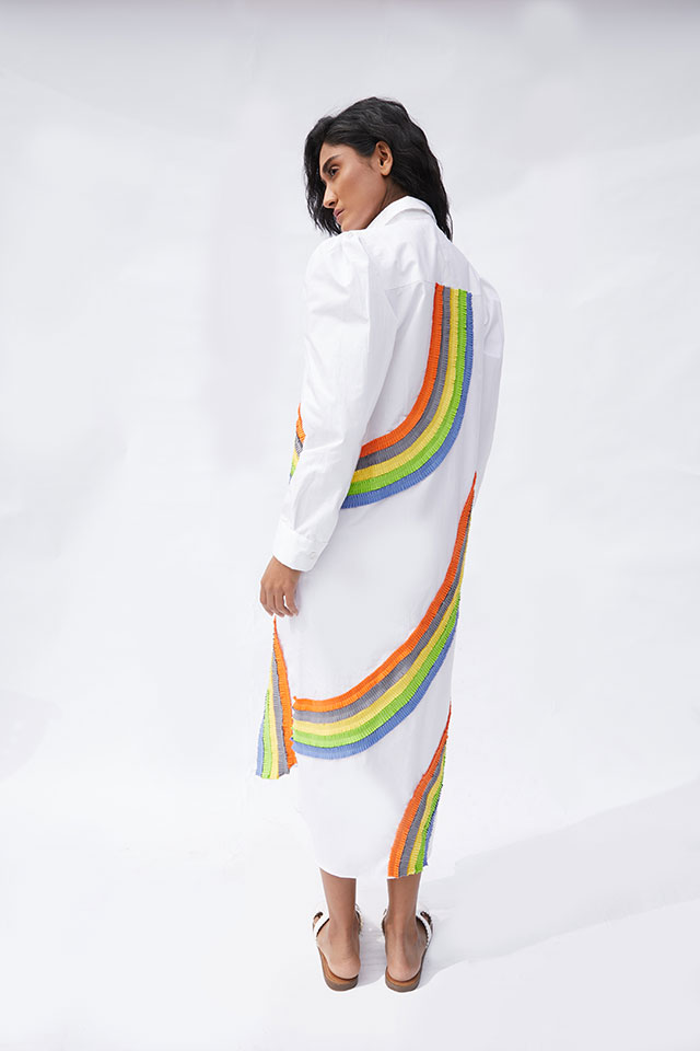The Ivy Rainbow Long Dress
