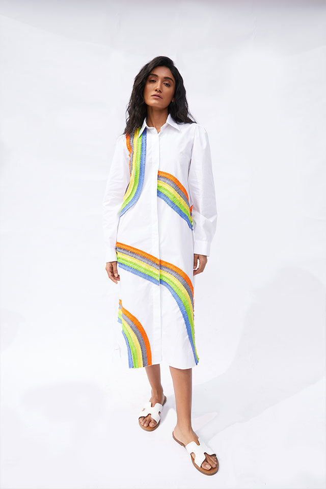 The Ivy Rainbow Long Dress