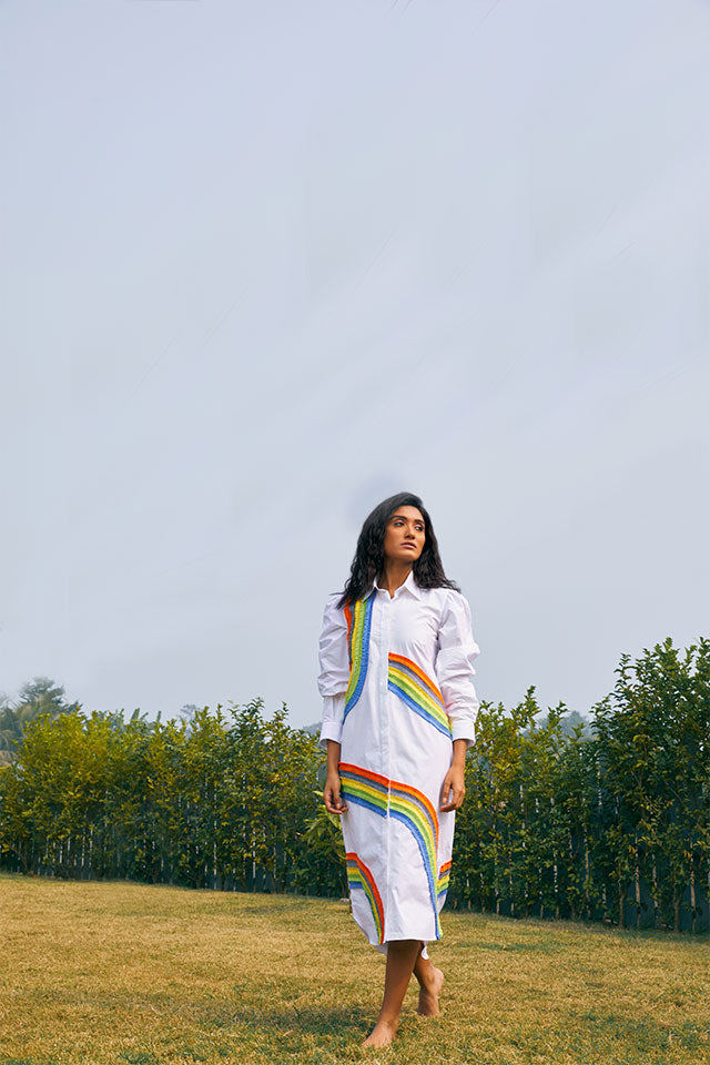 The Ivy Rainbow Long Dress