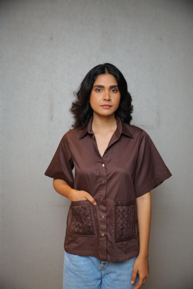 The Driftwood Textured Pocket Shirt