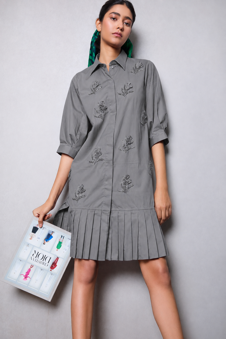The Orchid Cascade Dress