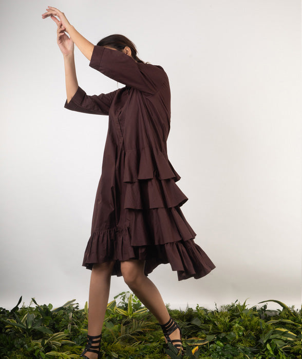 The Long Ruffled Dress