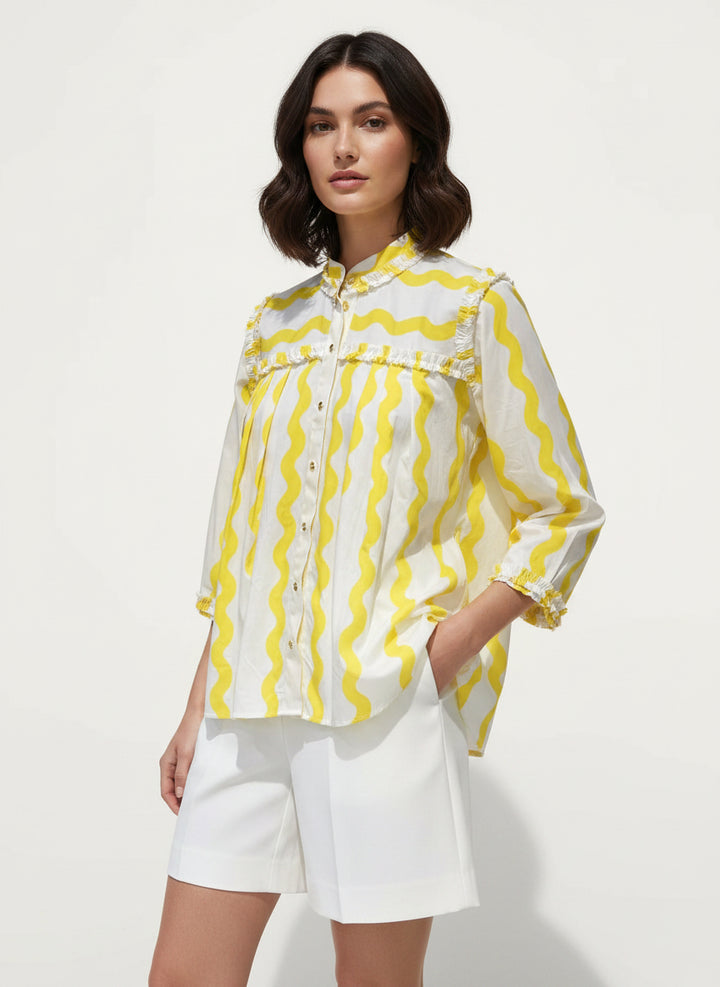 The Pleats ’n Frills Shirt