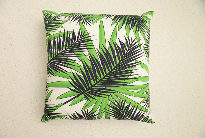 Cushion Cover Medium-Tropical Leaves Print