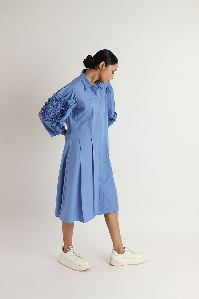 Pleated Waist Dress