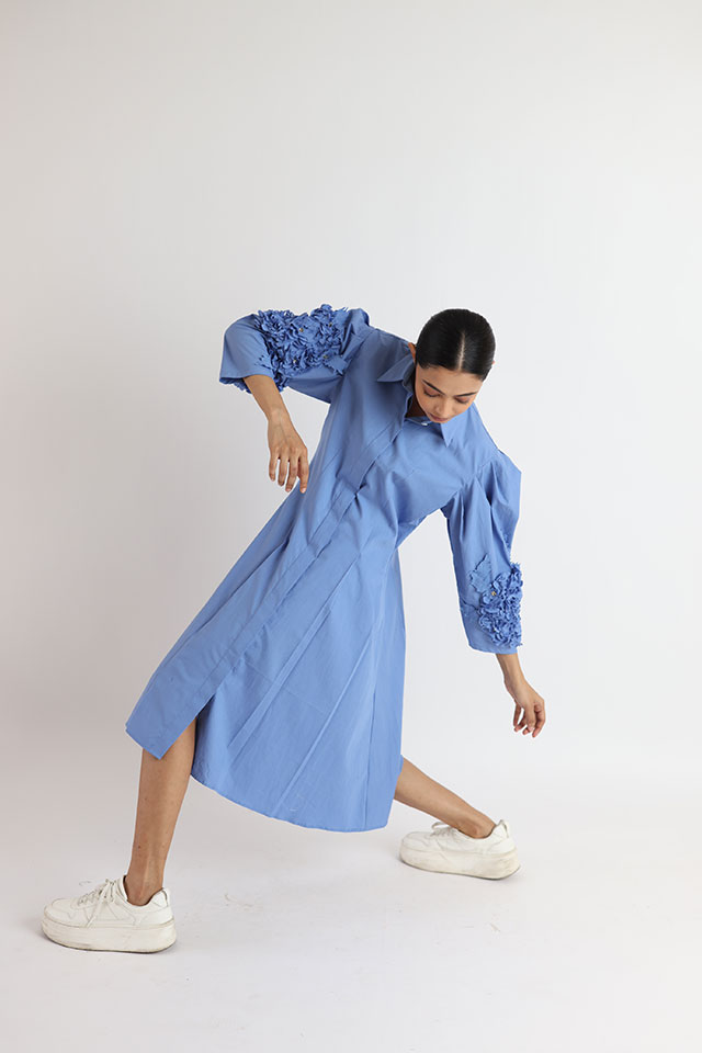 Pleated Waist Dress