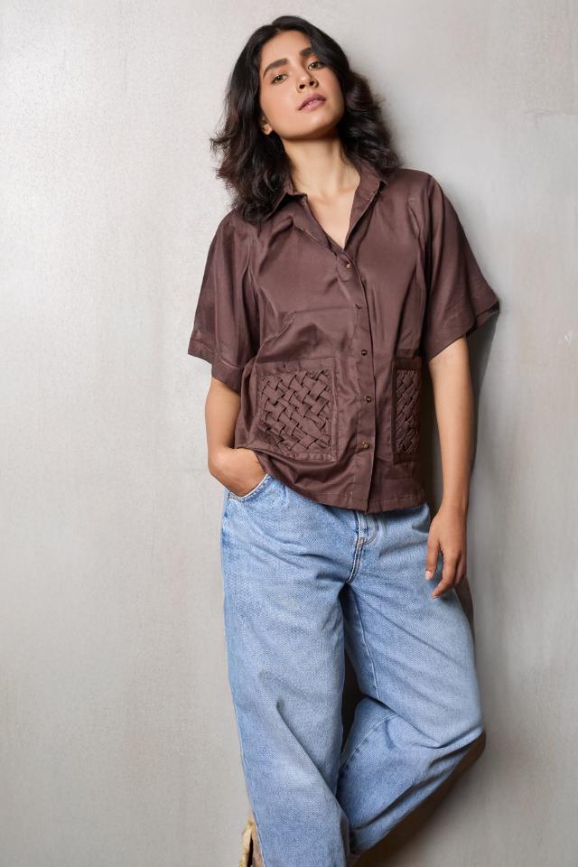 The Driftwood Textured Pocket Shirt
