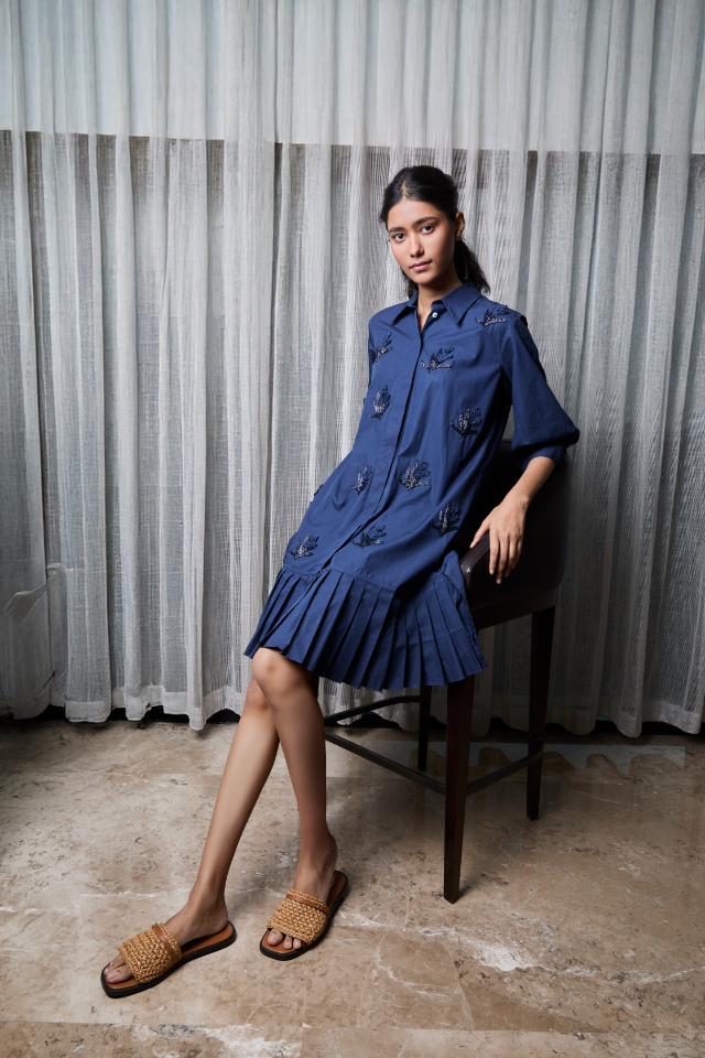 The Orchid Cascade Dress