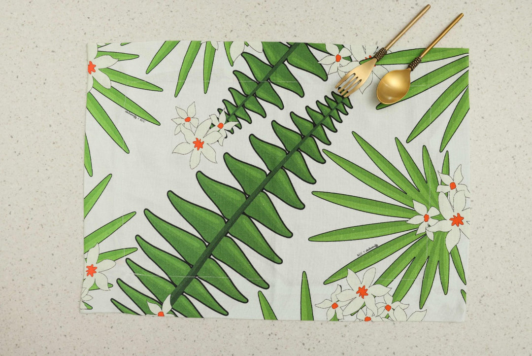 Table Mat (Set Of 6) Tropical Parijat Print